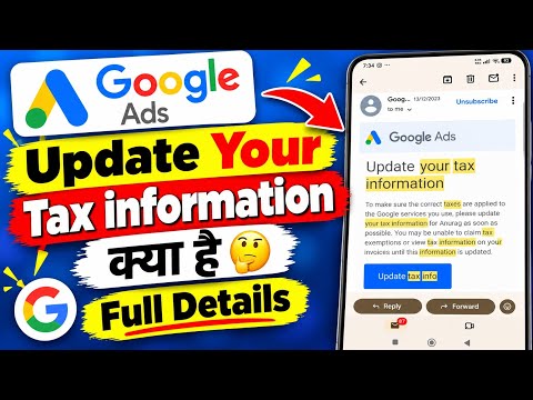 Google Payments: Update Your Tax Information | What Is This Google Tax Email? | Google Tax Inform...