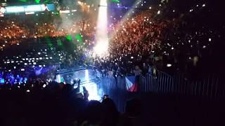 FIREWORKS! LIVE IN ARENA ADRIEN BRONER RING ENTRANCE VS MANNY PACQUIAO