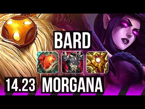 BARD & Jhin vs MORGANA & Sivir (SUP) | 1/6/32 | KR Diamond | 14.23