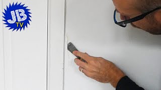 Repairing Cracked Plaster Around a Door Frame