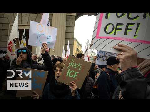 Italy Outrage ICE Presence US Delegation Winter Olympics Protest | DRM News | AC1F