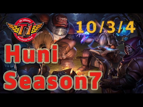 SKT T1 Huni Ryze TOP vs Maokai Patch 7.3