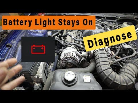 New Battery And Alternator Battery Light Still On