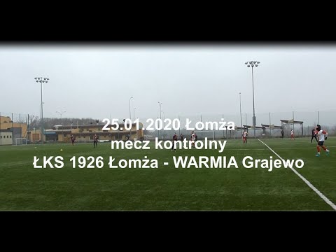 25.01.2020 SPARING: ŁKS 1926 Łomża - WARMIA Grajewo