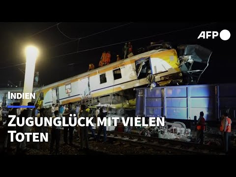 Indien: Tote und Verletzte bei schwerem Zugunglück | AFP