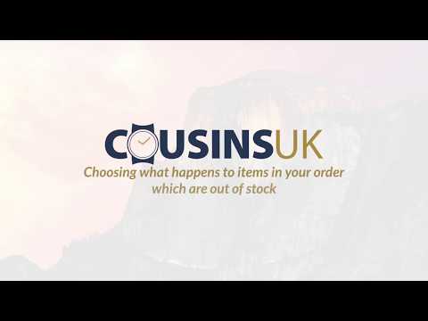 How to set your back order preferences
