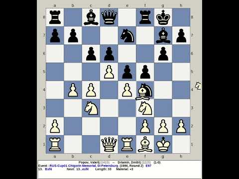 Popov, Valerij vs Driamin, Dmitrij | Russia Chess Cup Chigorin Memorial 1996, St Petersburg