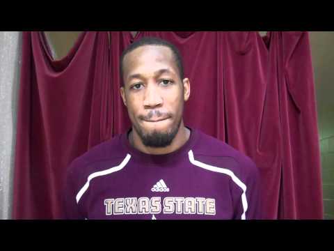 TXST MBB Houston Baptist Postgame