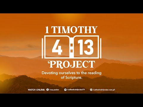 1 Timothy 4:13 Project Ep. 392 (Exodus 4:1-6:13 & Proverbs 3:17-18) - January 27, 2026