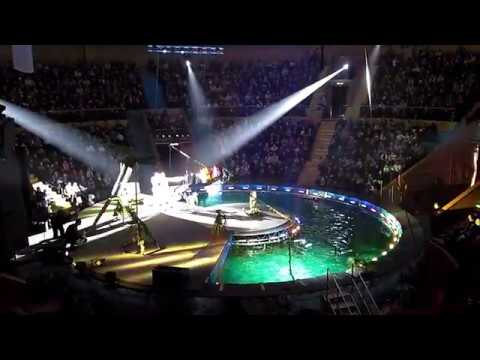Запорожский цирк на воде Вотерленд. Ukraine Zaporizhia Waterland Circus