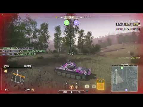 World of tanks | wot console | 83hp will I survive... will we win| WZ-132A