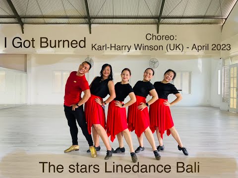 I Got Burned - Ofenbach & The Bamboos || Karl-Harry Winson (UK) - April 2023 || The stars Linedance