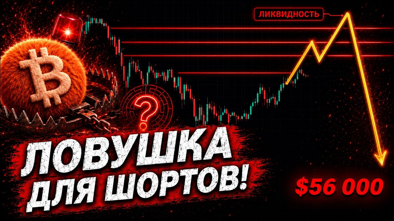 🚨 БИТКОИН ГОТОВИТ ЛОЖНЫЙ ВЫНОС ПЕРЕД СЛИВОМ?
