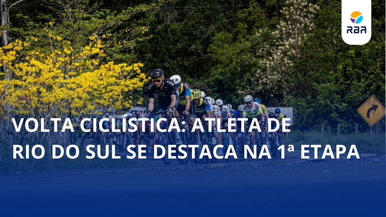 Volta Ciclística: atleta de Rio do Sul se destaca na 1ª etapa