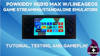 Tutorial & Gameplay: LineageOS on Powkiddy RGB10 Max
