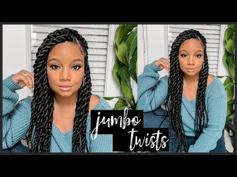 EASY INSTALL JUMBO TWISTS! | NEW "BRAID UP" PRE-STRETCHED BRAIDING HAIR | OUTRE