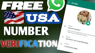 how to get free usa number for whatsapp verification 2024 | get free number for verification