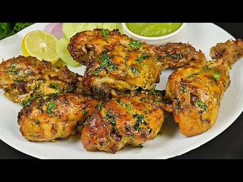 Murg Malai Tangdi Kebab | Murg Malai Tangdi | Creamy Chicken Drumstick Roast Recipe
