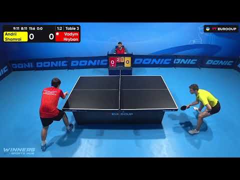11:35 Andrii Shamrai - Vadym Hryban 05.10.2023 TT Euro.Cup Ukraine Star. TABLE 3