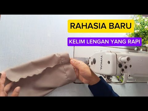 Tips dan trik menjahit. Rahasia baru kelim lengan yang mudah ⛔ #sewing #sewingtutorial