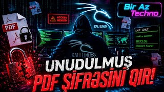 Şifrəli PDF Faylını Açmaq  Kali Linux