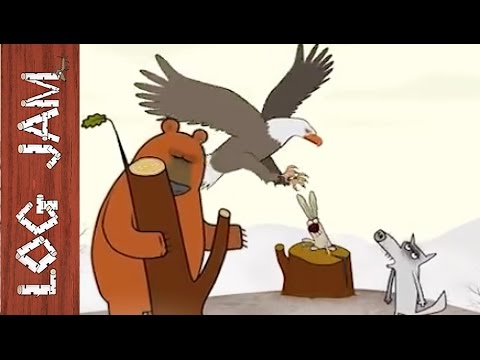 The Eagle - funny cartoons || Log Jam series