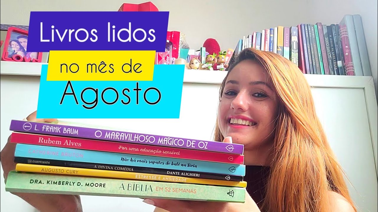 Livros lidos no mês de Agosto 2024