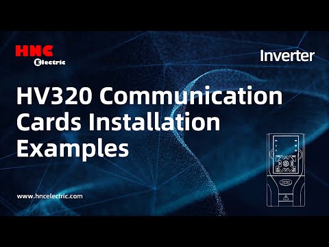 HV320 Communication Cards Installation Examples