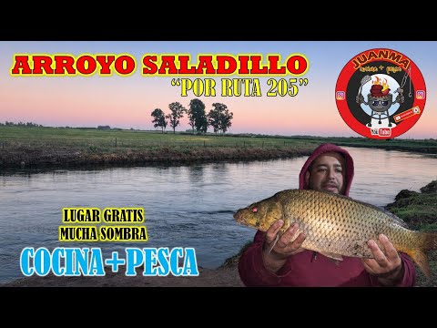 Pesca De día y de Noche en el arroyo saladillo!! mucha sombra! cocina + pesca (LUGAR GRATIS)