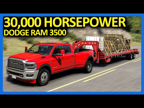 30,000 Horsepower Dodge RAM!! (American Truck Simulator)