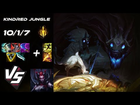 JUNGLE Kindred vs Elise - EU Grandmaster Patch 25.S2.4