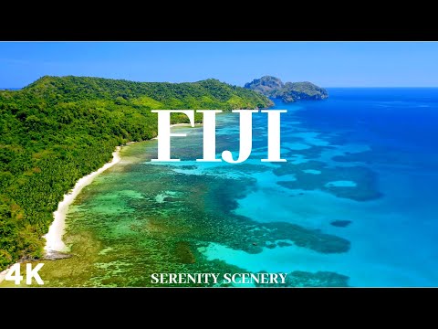 Fiji 4K UHD - Scenic Relaxation Film & Piano Music - Ambient Sounds