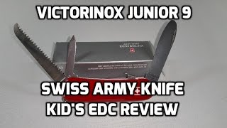 Victorinox Junior 9 Swiss Army Knife Review (EDC for kids)