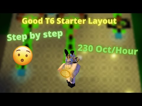 Factory Simulator - Best T6 Starter Layout step by step - Roblox