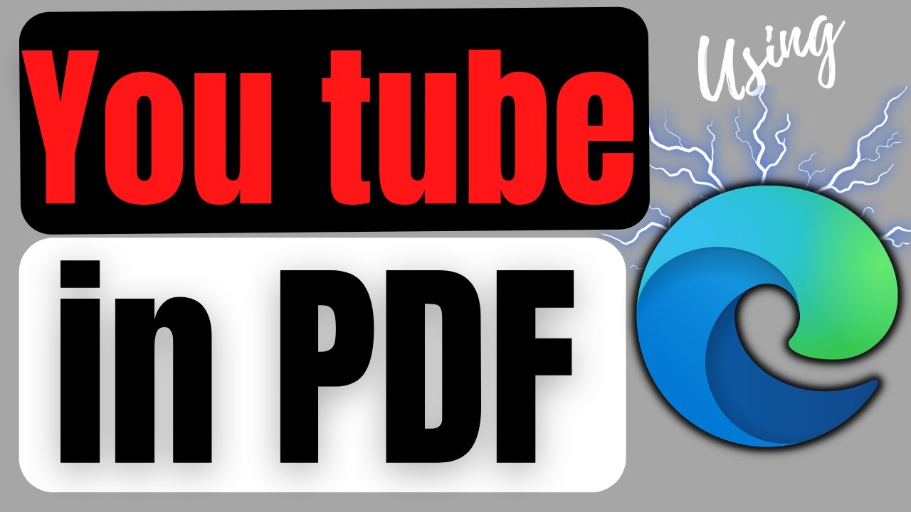 How to embed YouTube Videos in PDF +  Bonus tips