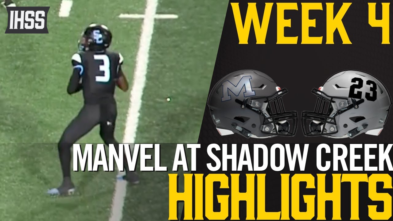 Shadow Creek Dominates Manvel in Friday Night High School Football Clash
