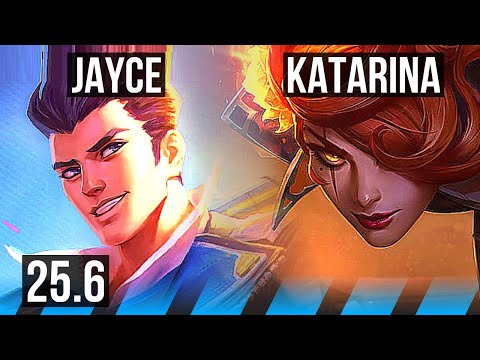 JAYCE vs KATARINA (MID) | 6/2/8, Dominating | EUW Master | 25.6