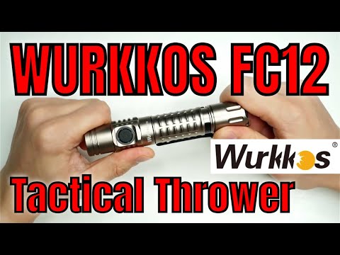Wurkkos FC12 - 2000 Lumens EDC flashlight Review - the BEST Pocket Thrower!
