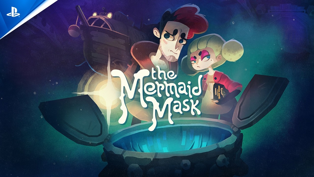 The Mermaid Mask — Launch Trailer still featuring Detective Grimoire and Sally aboard the submarine
