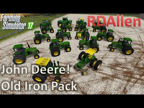 John Deere Old Iron Pack - Farming Simulator 17 Mod Review