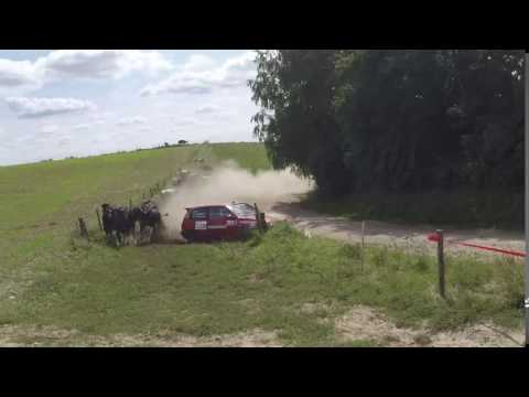 Rajd Brodnicki 2017 - crash Laskowski