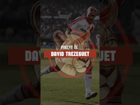 VUELVE ÉL, VUELVE EL REY DAVID A RIVER. Gracias #trezeguet, este club siempre va a ser tu casa 🙌🥂