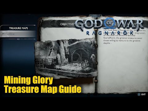 God of War Ragnarok - Mining Glory Treasure Maps and Buried Treasure The Applecore Svartalfheim