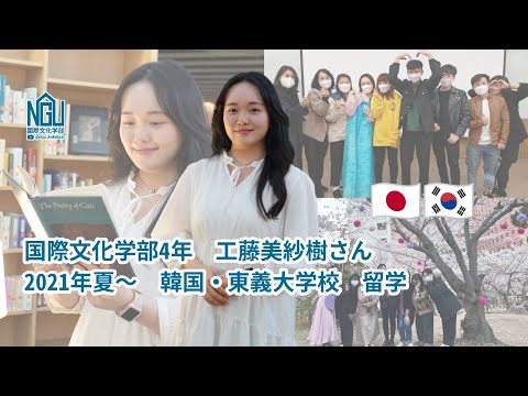 経済学科 工藤美紗樹さん（韓国・東義大学校）