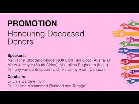 Promotion: Honouring Deceased Donors
