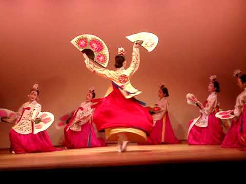 Dança de "leque" Coréia do Sul"