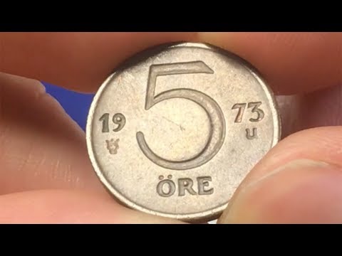 1973 Sweden 5 Öre Coin • Values, Information, Mintage, History, and More