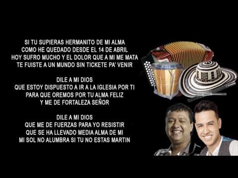 En un abrir y cerrar de ojos (LETRA) Rafael santos, homenaje a Martin Elias