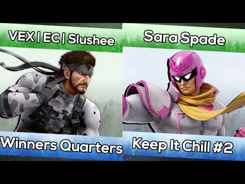 VEX | EC | Slushee (Snake) vs. Sara Spade (C.Falcon) - Keep It Chill #2 Smash Ultimate Pools WQFs