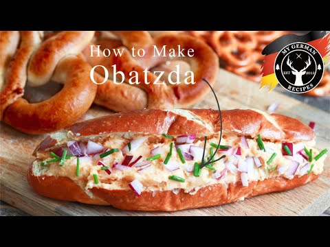 How to make Obatzda - Oktoberfest Recipe for Bavarian Cheese Spread ✪ MyGerman.Recipes